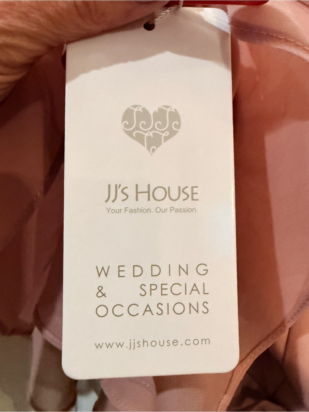 JJs House Blush Pink V-Neck Flutter Sleeve Maxi Dress - Picture 2 of 4
